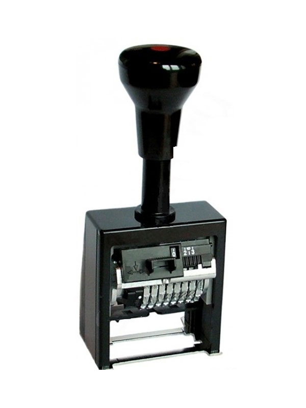 Нумератор автоматичний 8-розрядів 5,5мм., antigue, пластик. корпус Reiner - фото 1