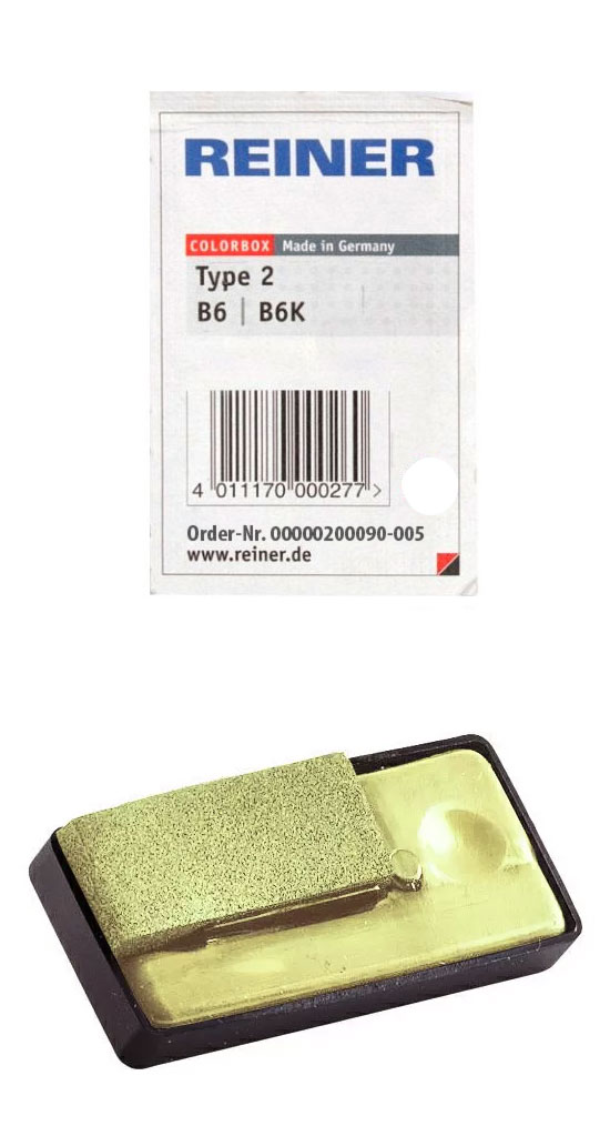 Подушка змінна до автоматичного нумератора Reiner на 6 розрядів, нефарбована Reiner - фото 1