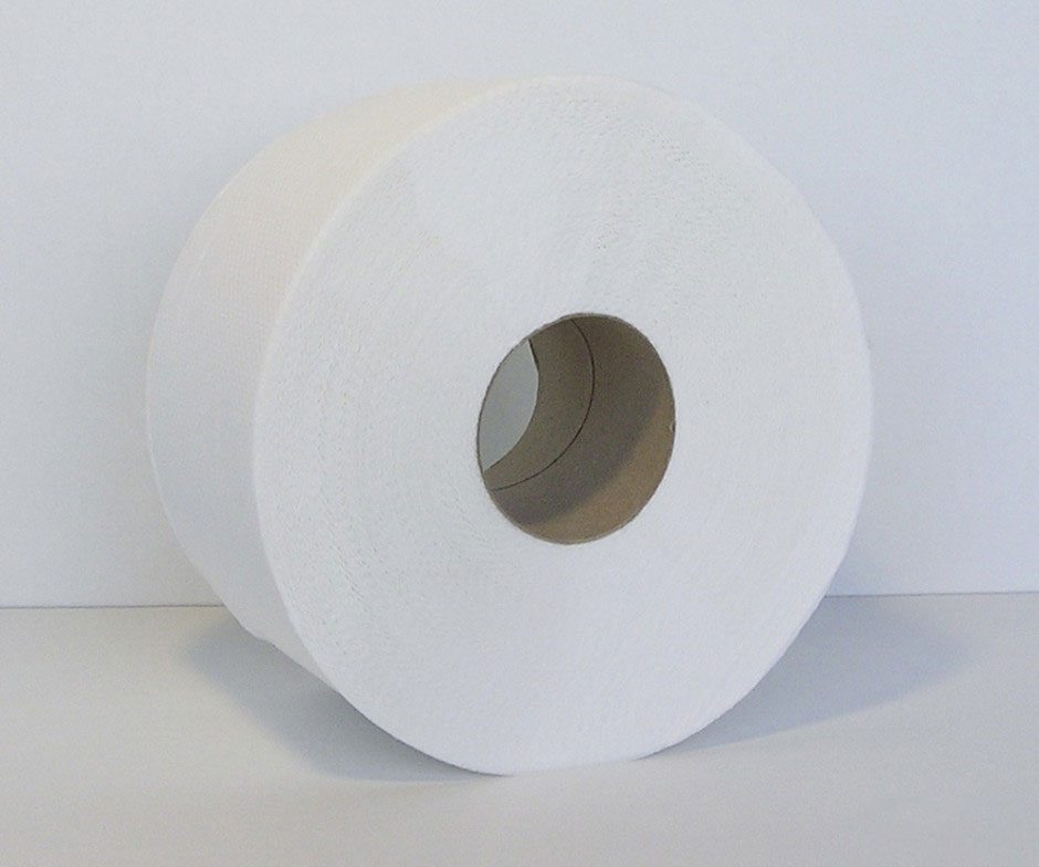 Туалетная бумага Джамбо, 2-х сл., целлюлоза, 120м., 1090отр.(9*11см.) 6шт./уп., бел. BIMA - фото 3