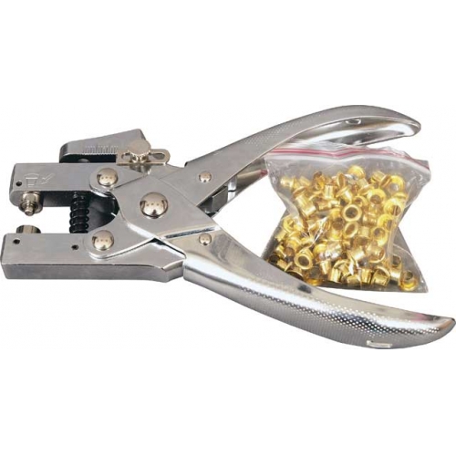 Встановлювач люверсів (заклепок) і діркопробивач на 1 отвір до 20аркушів Kangaro - фото 1