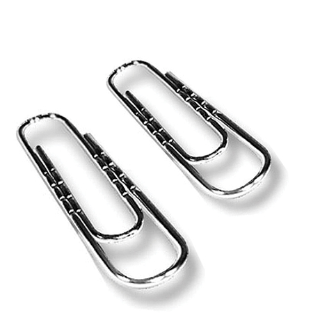 Скрепки 78мм, никель., круглые, рельефные, 50шт., картон. уп. Scholz - фото 3