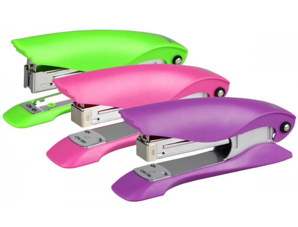 Степлер 24/6 Ultra, 25арк., глибина 60мм., пластик., син. Axent - фото 3