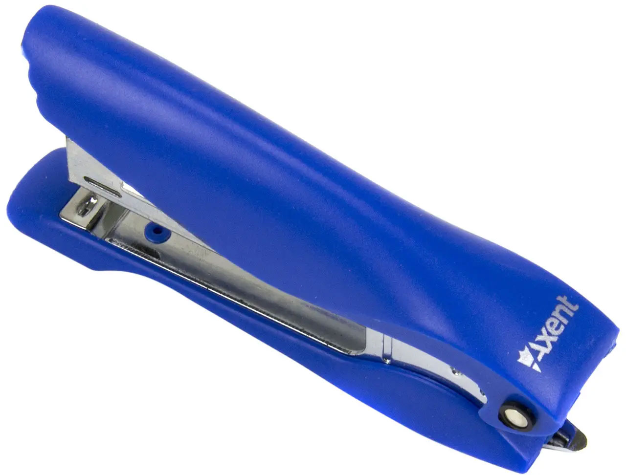 Степлер №10(10/5) Ultra, 12л., глубина 55мм., пластик., син. Axent - фото 3