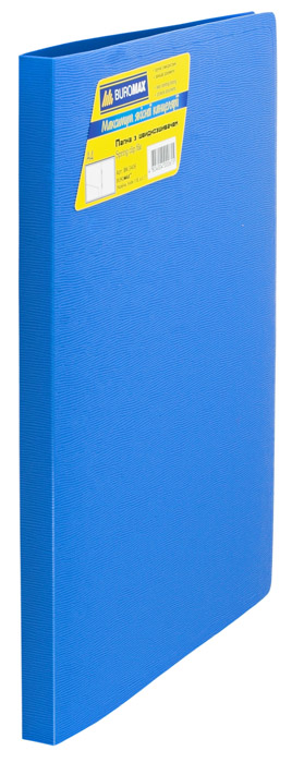 Папка з швидкозшивачем і бічним карманом, пластикова, 18мм., асорті BuroMax - фото 4