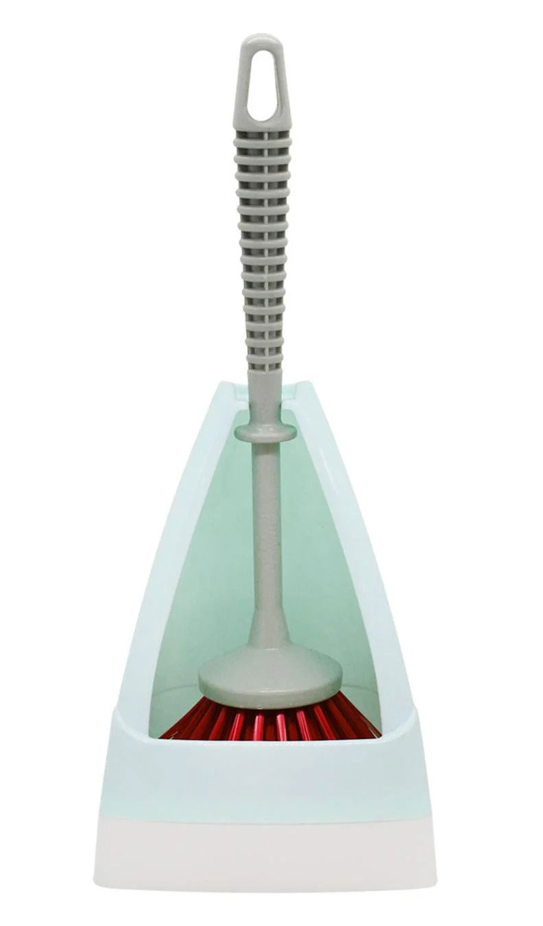 Щітка для туалета с підставкою ZP84036, пластм., асорті (8697409840362) Zambak Plastik - фото 1