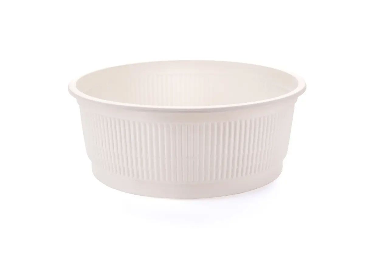 Супниця біорозщеплювана 1000мл., d175мм., h67мм. з кукурудзяного крохмалю, 100шт / уп. (001420) AMELON - фото 3