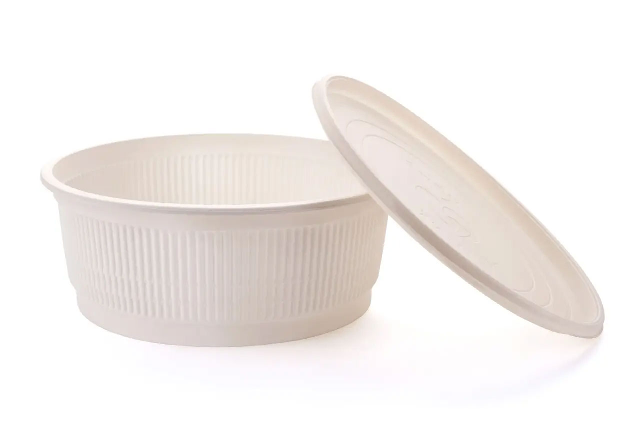 Супниця біорозщеплювана 1000мл., d175мм., h67мм. з кукурудзяного крохмалю, 100шт / уп. (001420) AMELON - фото 4