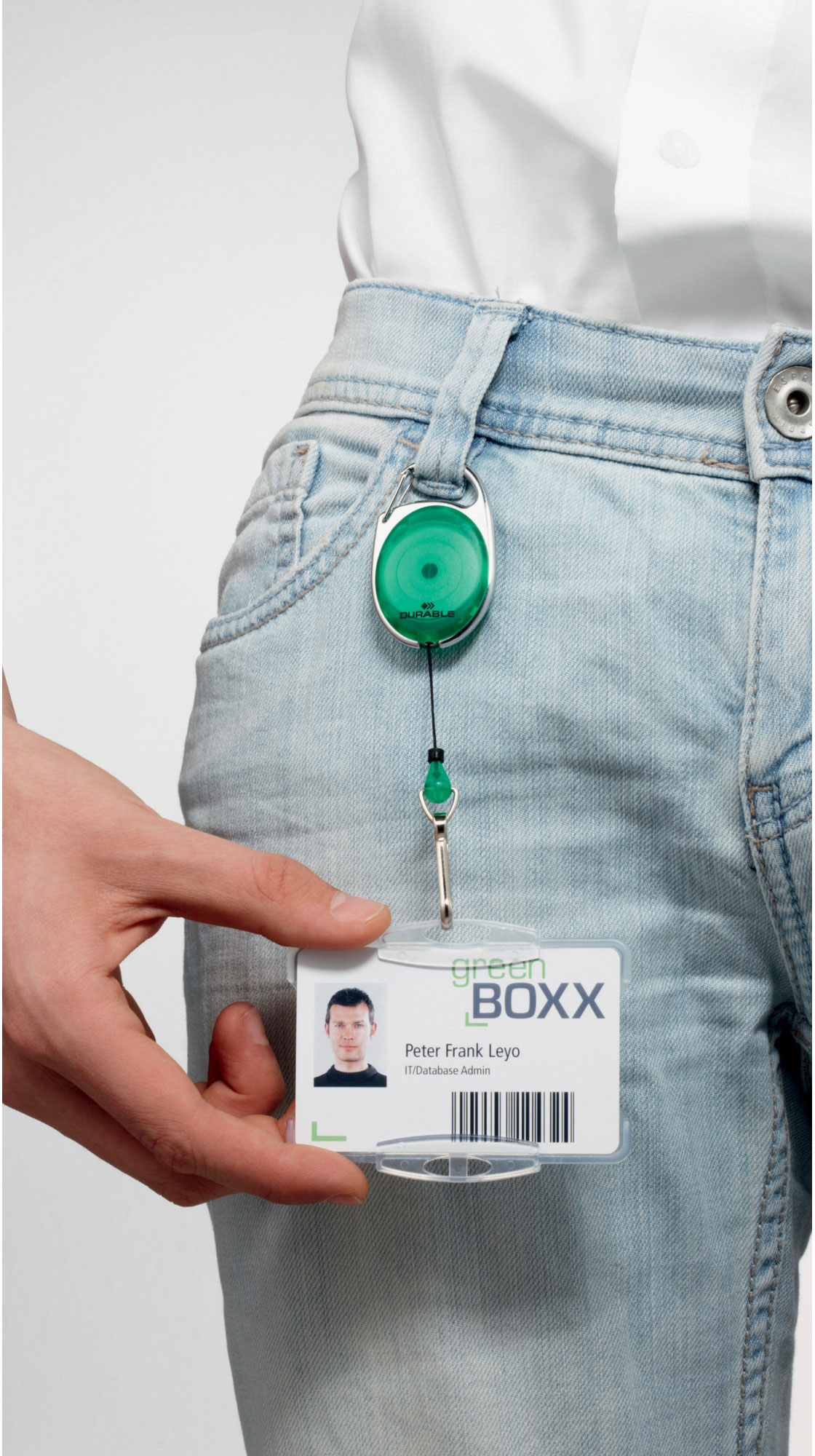 Нить для бейджа 80см. Style, с карабином Durable - фото 4