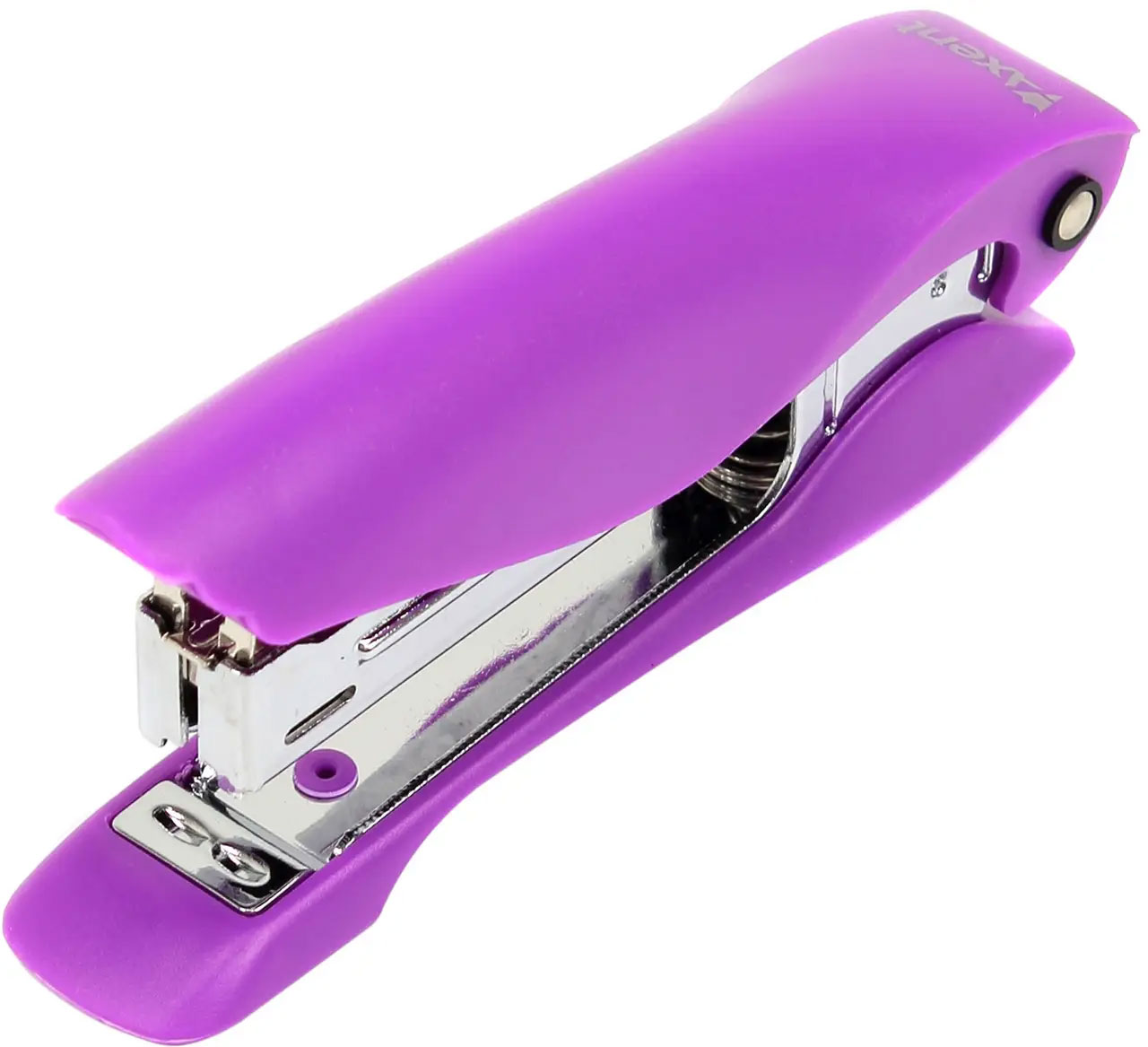 Степлер №10(10/5) Ultra, 12л., глубина 55мм., пластик., фиолет. Axent - фото 5