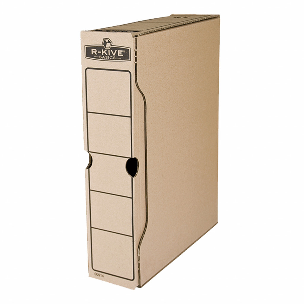 Коробка архивная А4 80мм., коричн. FELLOWES - фото 1