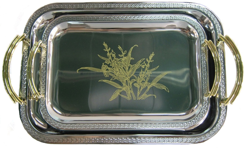 Поднос Blumen Feld, 2шт./уп. Krauff - фото 1