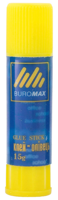 Клей-олівець PVA, 15г. BuroMax - фото 1