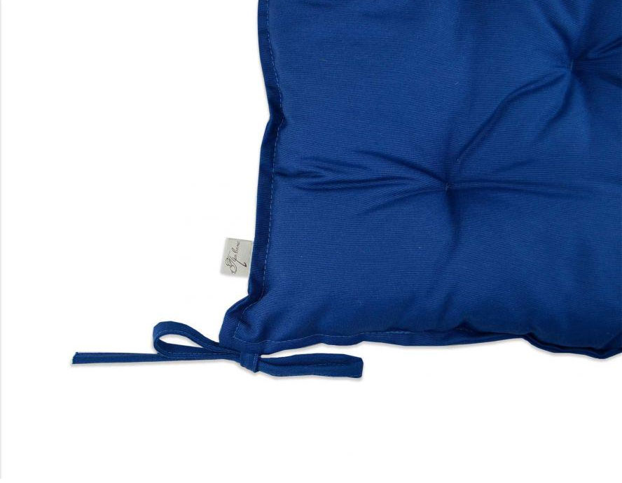 Подушка на стілець HALF PANAMA, 40*40см., 100% бавовна, син. ПРОВАНС - фото 2