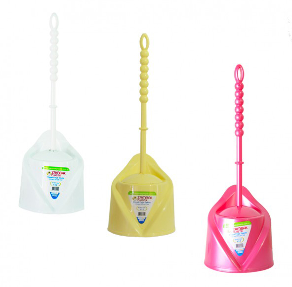 Щітка для туалета с підст. пластм. Zambak Plastik - фото 1