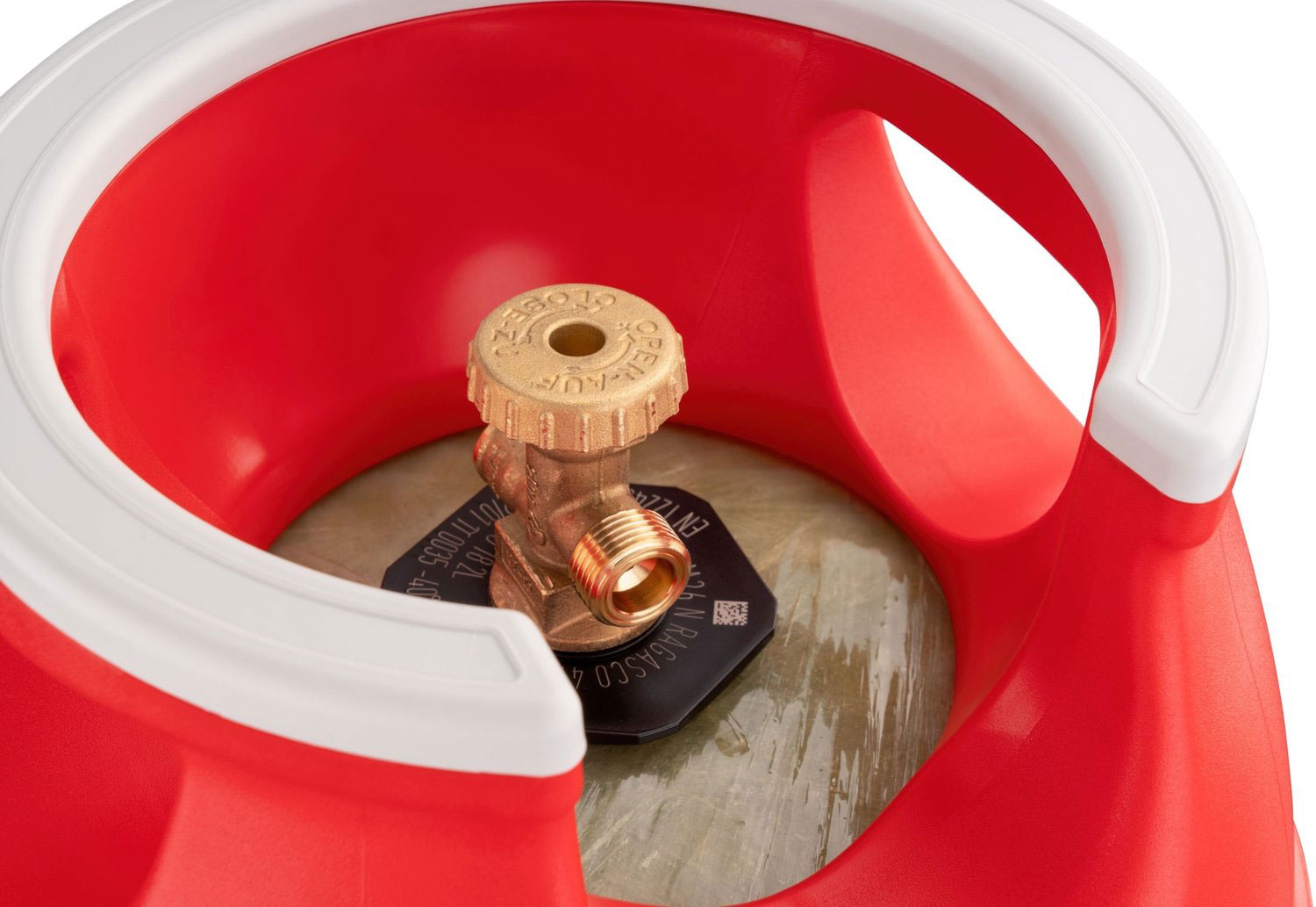 Баллон газовый полимерно-композитный HR24.5L, объем - 24.5л., пропан - 10 кг, бутан - 12 кг, красн. Hexagon Ragasco - фото 2