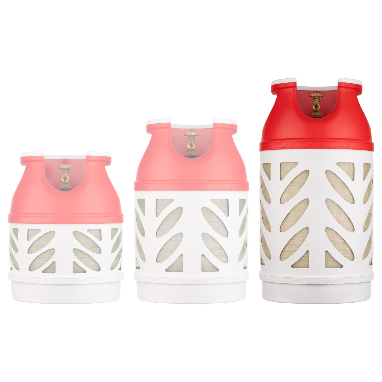 Баллон газовый полимерно-композитный HR24.5L, объем - 24.5л., пропан - 10 кг, бутан - 12 кг, красн. Hexagon Ragasco - фото 4