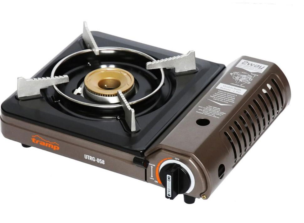 Портативна газова плитка Tramp з перехідником на балон (UTRG-058) Tramp - фото 1