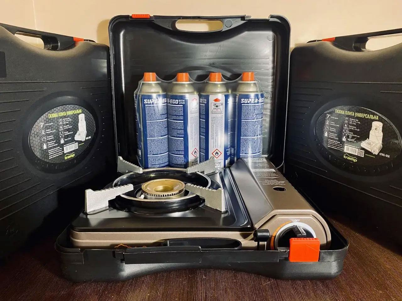 Портативна газова плитка Tramp з перехідником на балон (UTRG-058) Tramp - фото 5