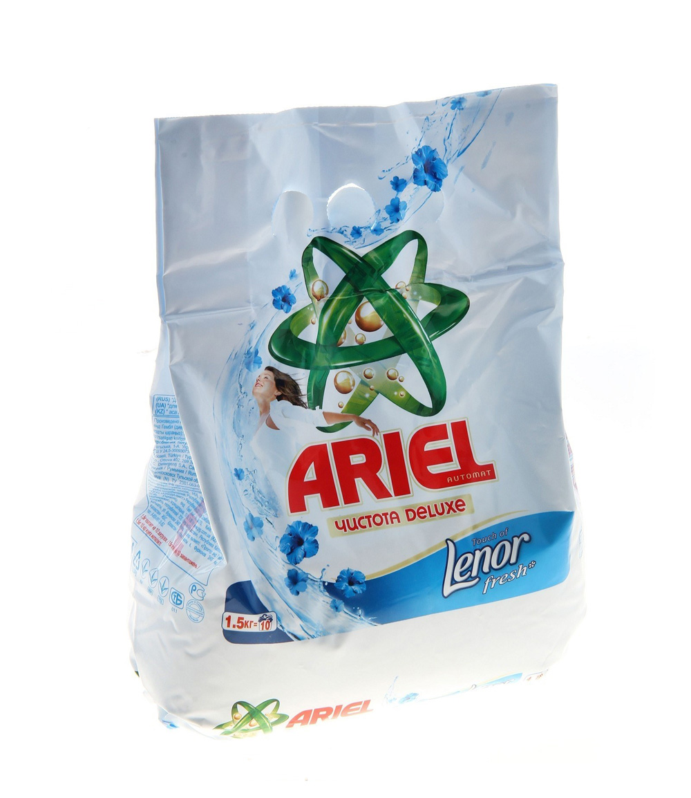 Стиральный порошок для автоматической стирки, 1,5кг., Eco Pack ассорт. ARIEL - фото 1