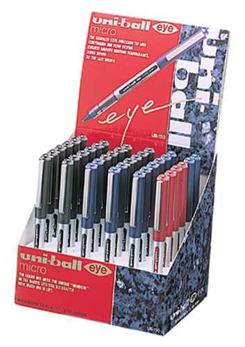 Ролер Uni-ball Eye Micro 0.5мм., корпус сір., ст. чорн. Uni - фото 7