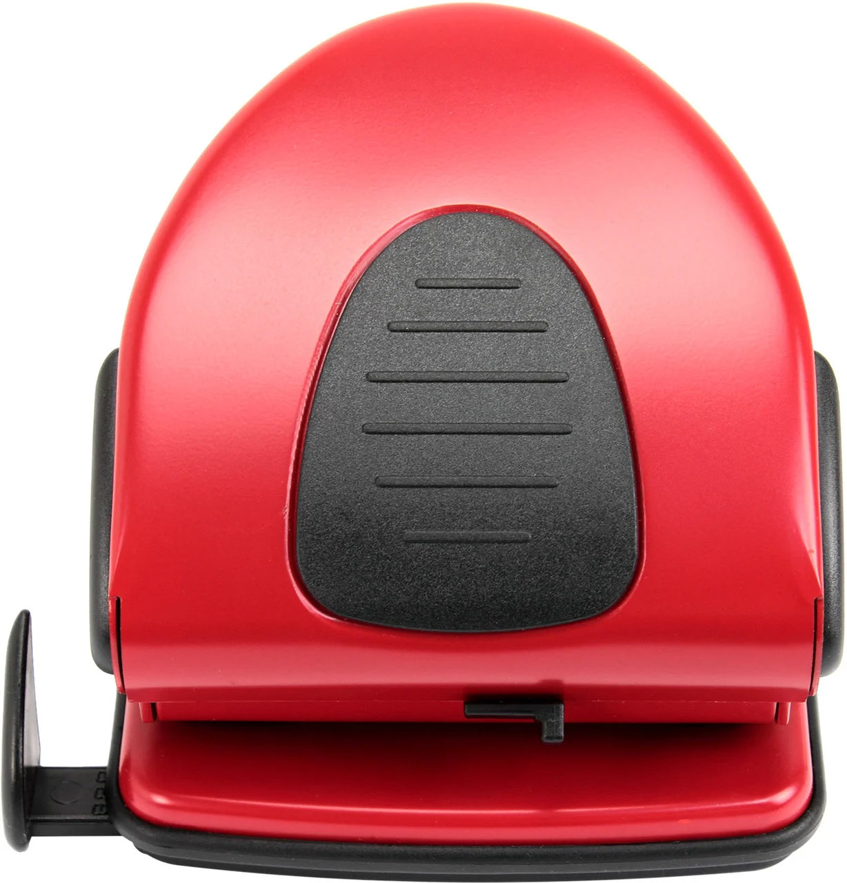 Дырокол на 2 отверстия, до 30 листов (4314), металлический, красн. Scholz - фото 2