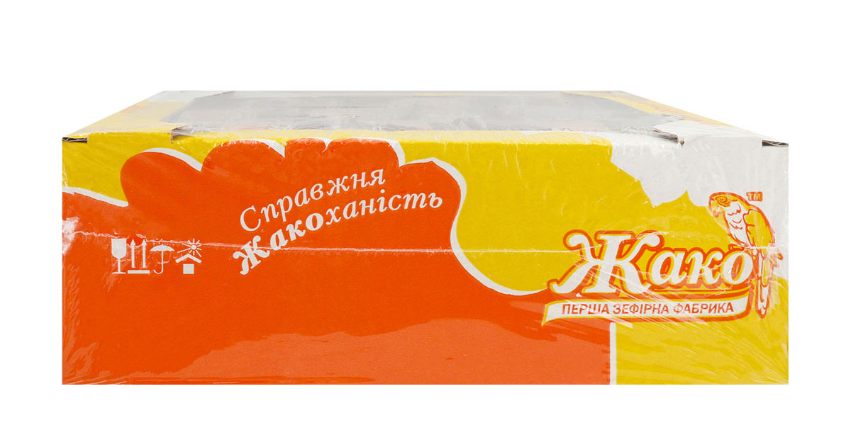 Печиво Галіція з апельсиновим смаком в білій глазурі, 1,5кг. Жако - фото 3