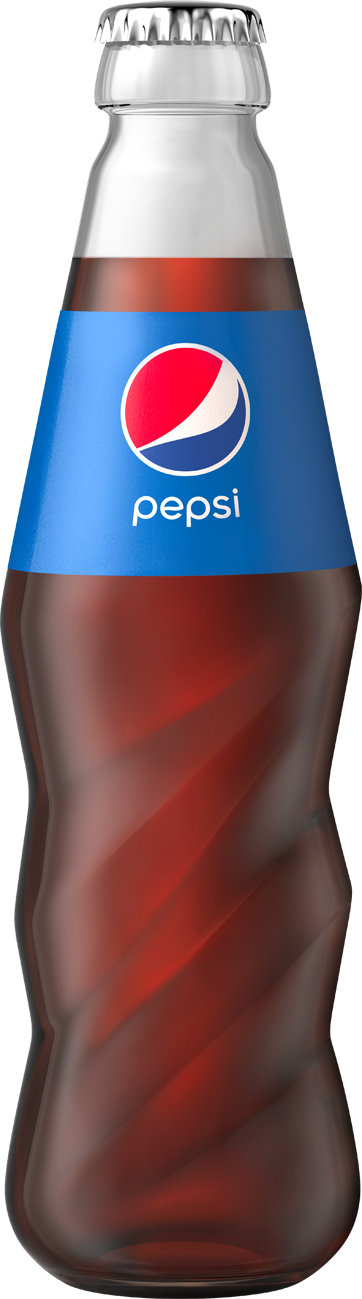 Вода Pepsi-Cola 0,3л., 24шт./уп., стеклянная бутылка Pepsi-Cola - фото 1