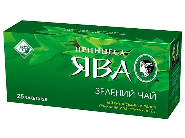 Чай зеленый классический 25пак. по 2гр. Принцесса Ява - фото 1
