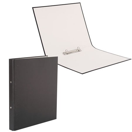 Папка А4 35мм. 2кольца, черн. DONAU - фото 1