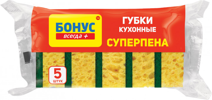 Губки кухонні з великими порами 