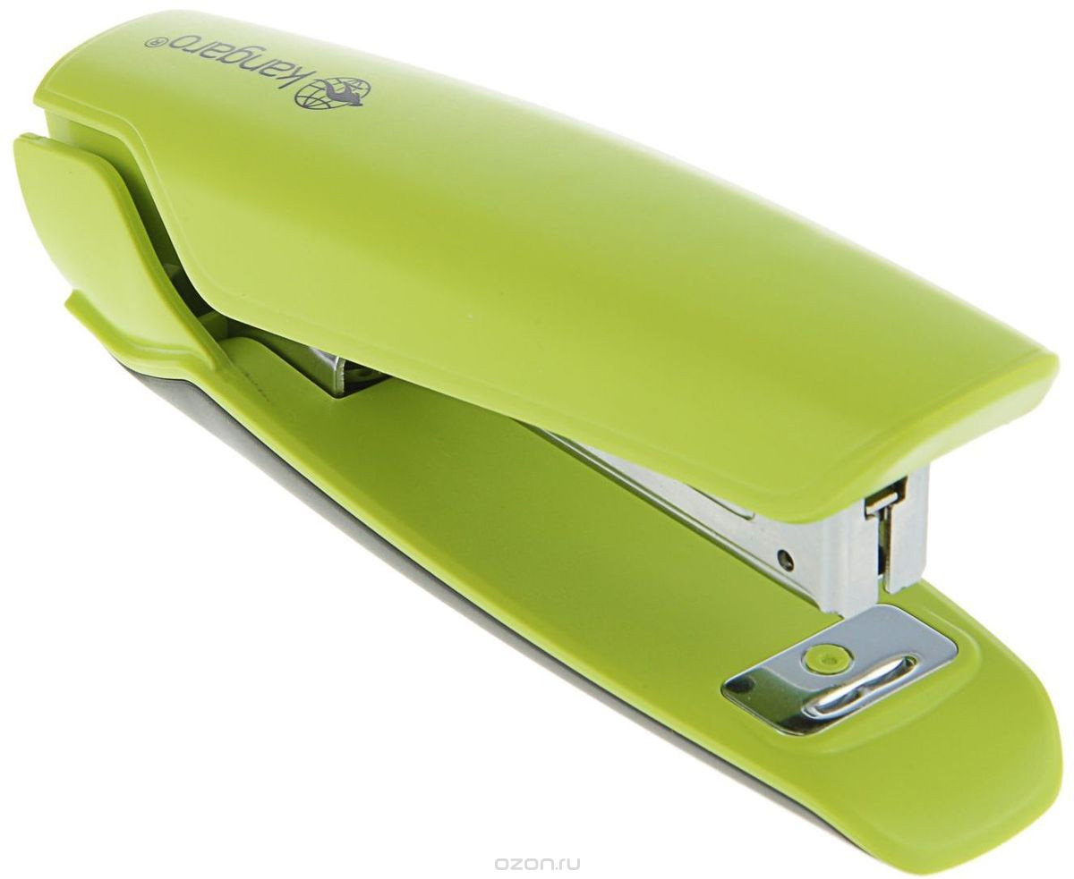 Степлер Nowa-10 №10 15арк., пластик/метал, зелен. Kangaro - фото 2