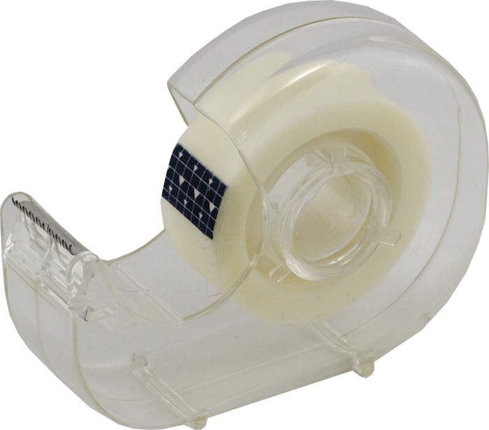 Скотч 18мм.,*20м., матовый, для купюр, в диспенсере, бел. BuroMax - фото 1