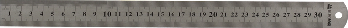Лінійка сталева, 30см. BuroMax - фото 1