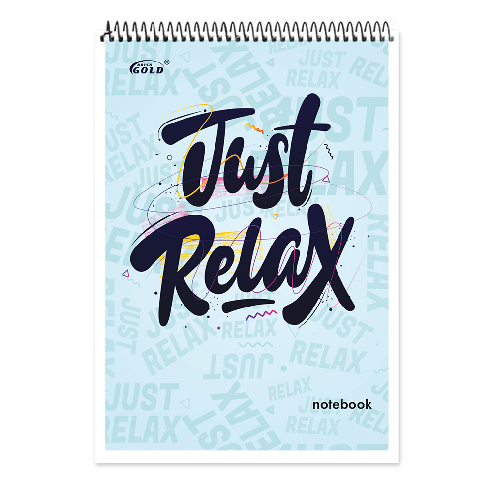 Блокнот на спіралі Golg А5 48арк., клітинка Бріск - фото 1