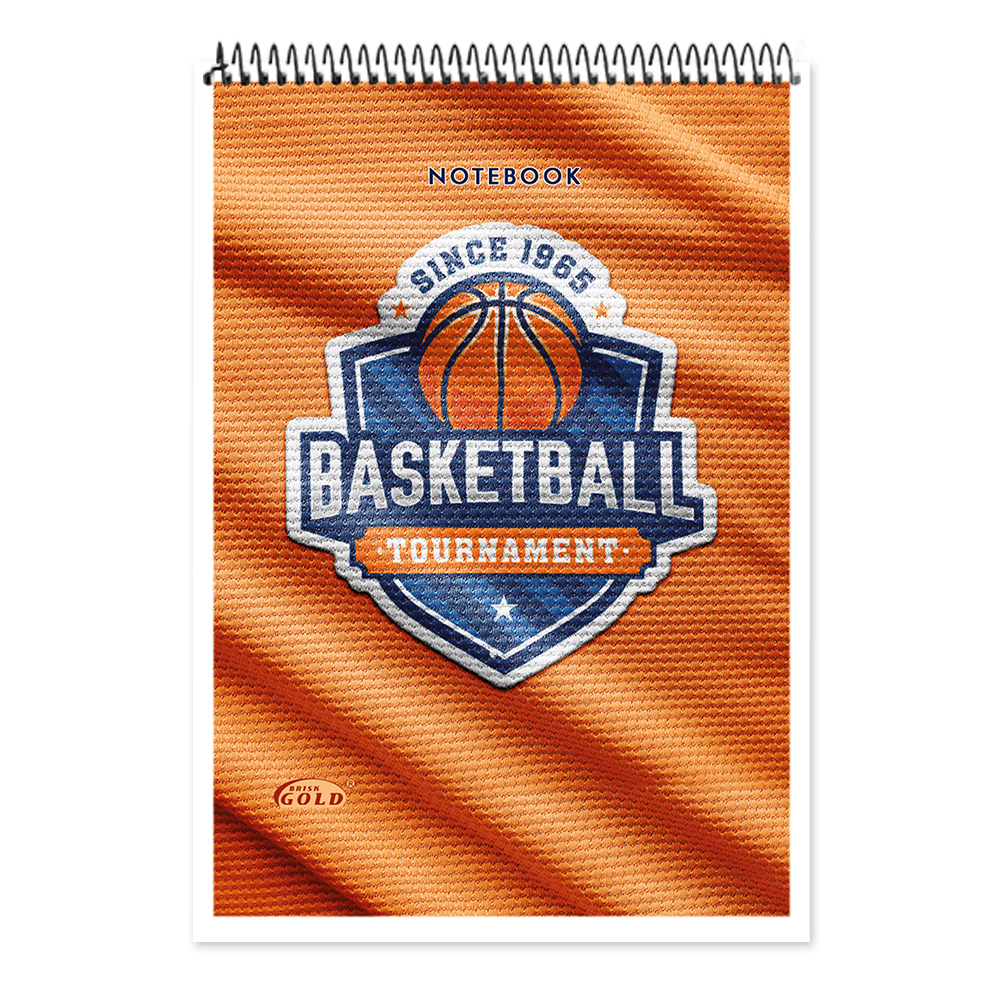 Блокнот А5 на спирали 80л., кл. Gold Бриск - фото 6