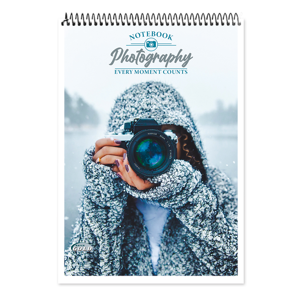 Блокнот А5 на спирали 80л., кл. Gold Бриск - фото 8