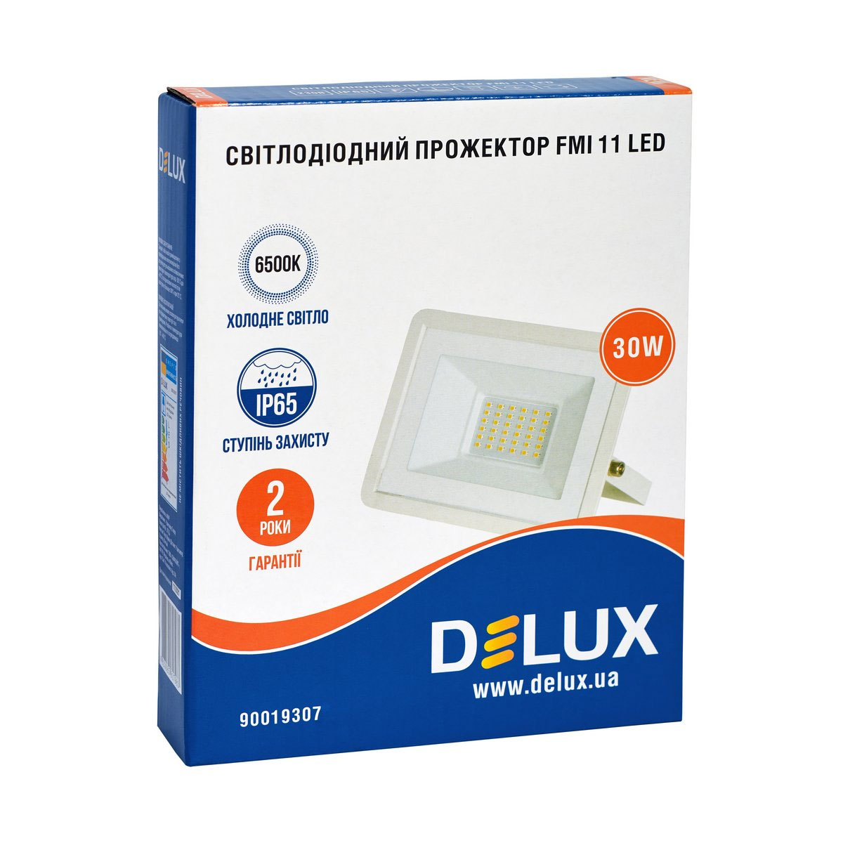 Прожектор светодиодный DELUX, FMI 11 LED, IP65, 30Вт, 6500K, бел. DeLux - фото 3