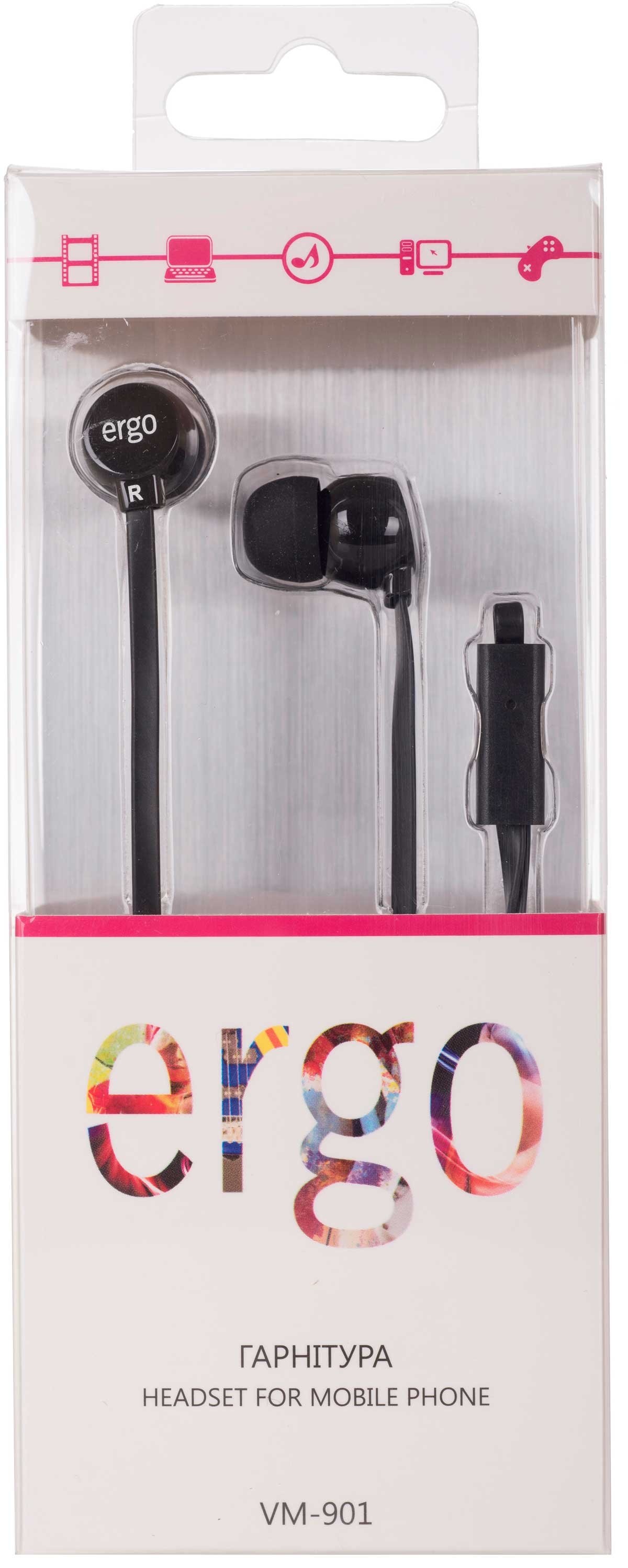 Наушники VM-901, черн. Ergo - фото 3