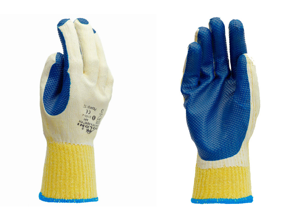 Перчатки трикотажные с латексным покрытием EXTRAGRAB, антискользящие, размер10 (XL) Doloni - фото 1
