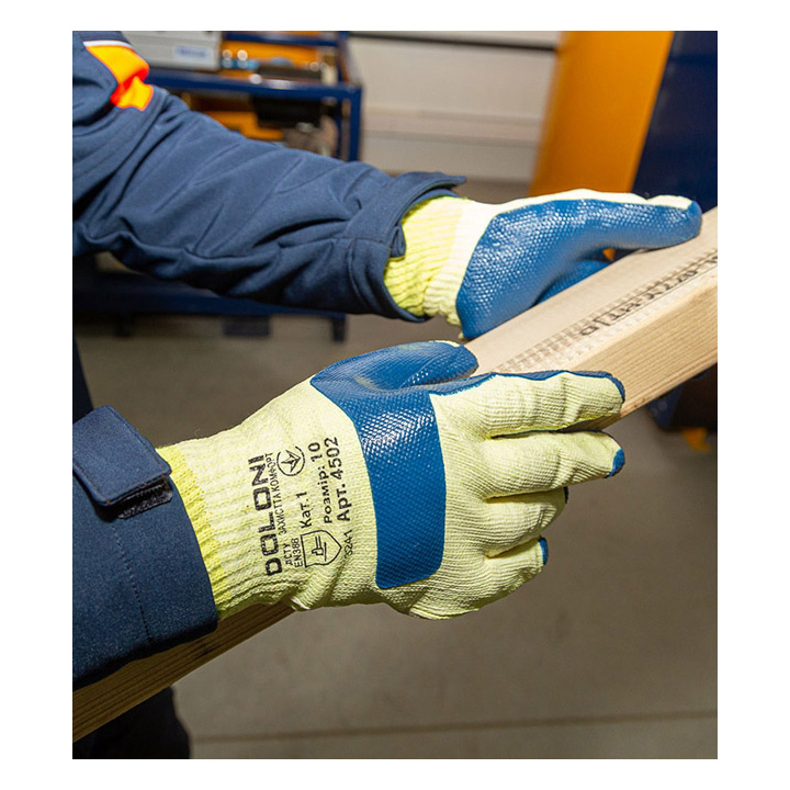Перчатки трикотажные с латексным покрытием EXTRAGRAB, антискользящие, размер10 (XL) Doloni - фото 4