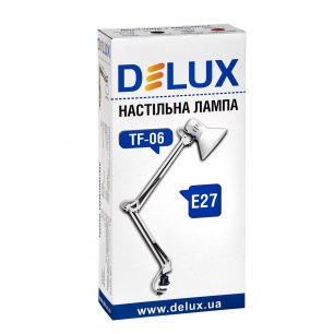Светильник настольный на струбцине TF-06, серебр. DeLux - фото 3