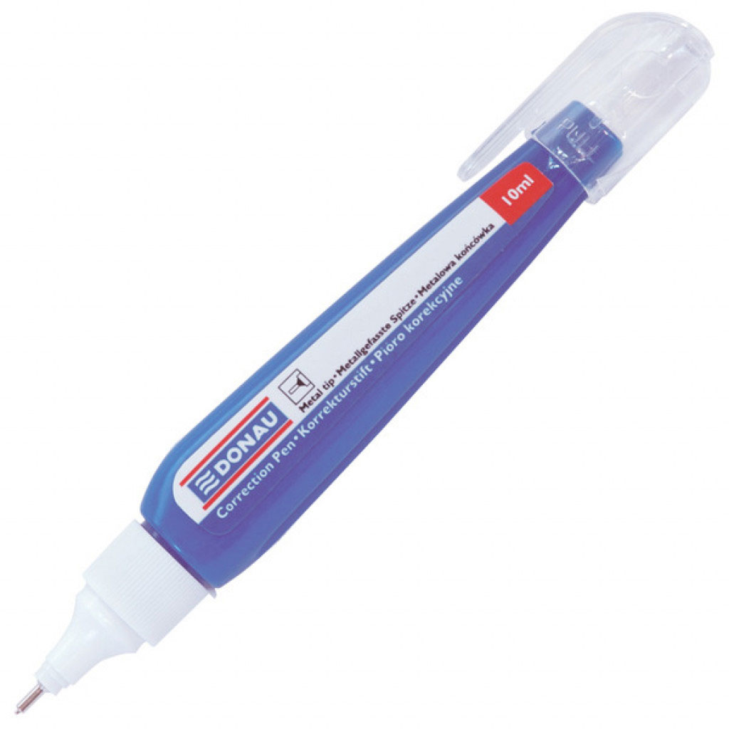 Корректор-ручка 10мл., металлический наконечник DONAU - фото 2