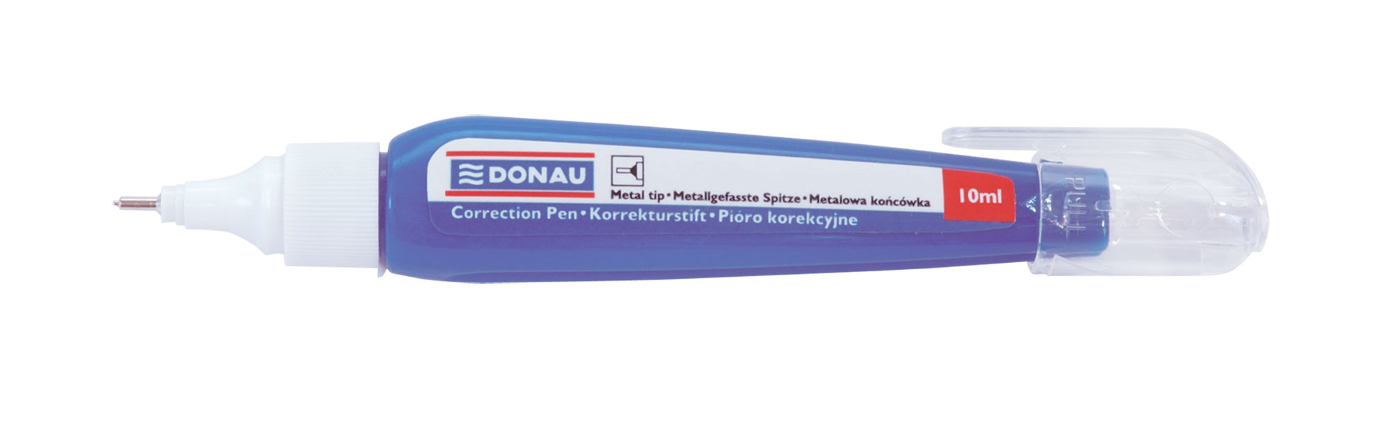 Корректор-ручка 10мл., металлический наконечник DONAU - фото 3