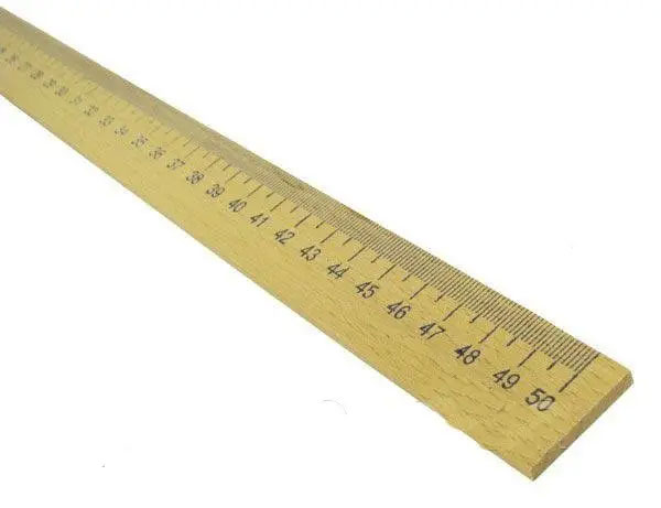 Лінійка дерев'яна, 50см Мицар - фото 2