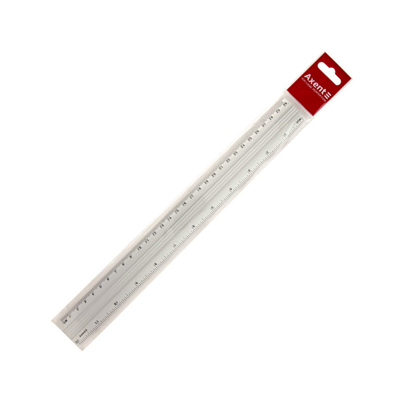 Лінійка алюмінієва, 30см. Axent - фото 1