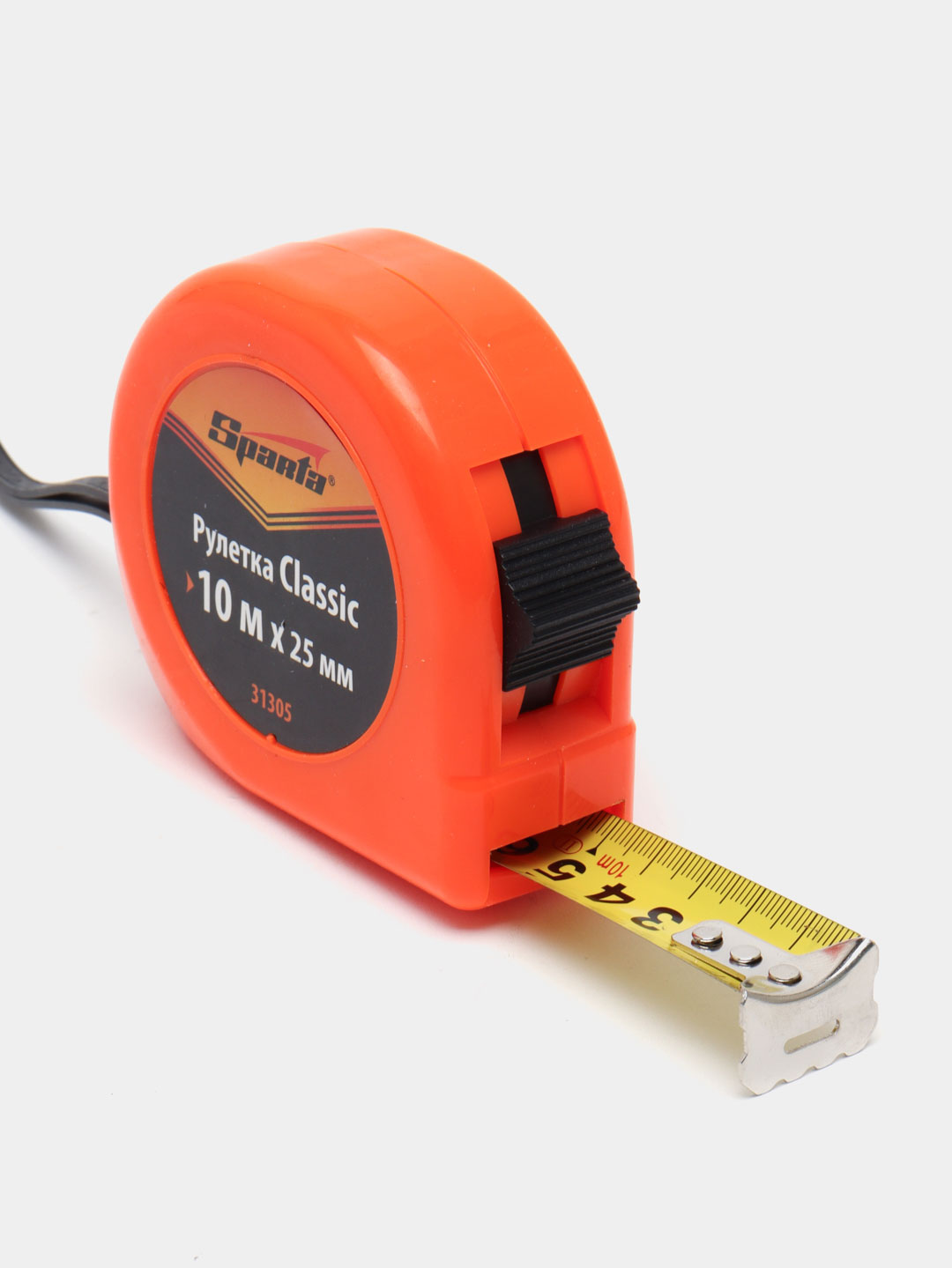 Рулетка 10м.*25мм. Classic, корпус пластиковый Sparta - фото 4