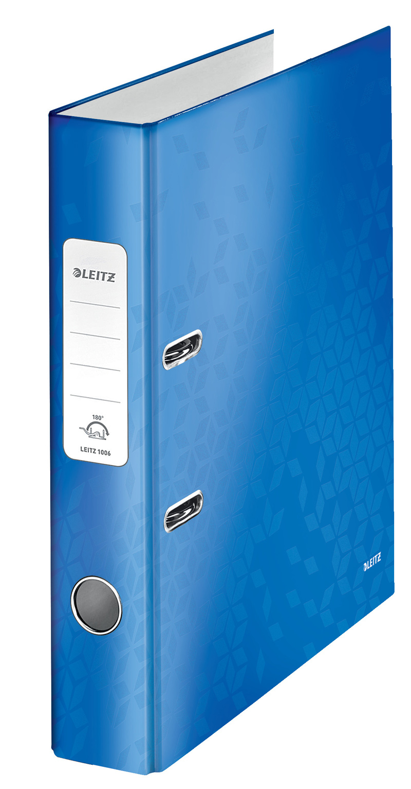Реєстратор 5см. А4 (PP) Wow, метал. син. LEITZ - фото 5