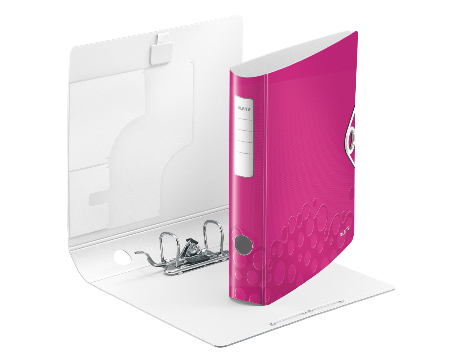 Реєстратор 6,5см. А4 (PP) Active Wow, метал. рожев. LEITZ - фото 7