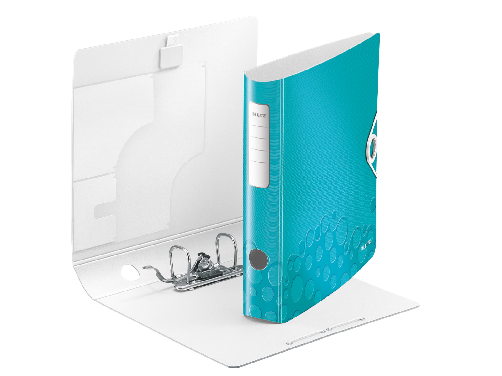 Реєстратор 6,5см. А4 (PP) Active Wow, метал. бірюз. LEITZ - фото 6