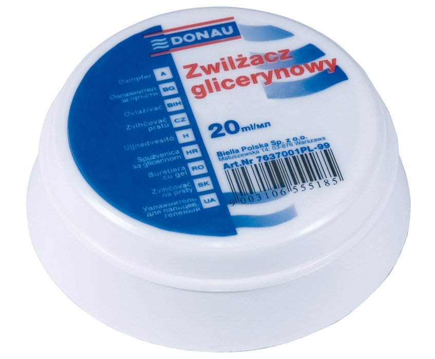 Змочувач для пальців з гліцерином, 20мл. DONAU - фото 1